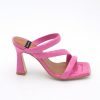 ANGEL ALARCON Cameron - Shiny Leather Padded Straps Sandals With High Heel | Spring - Summer - Ss