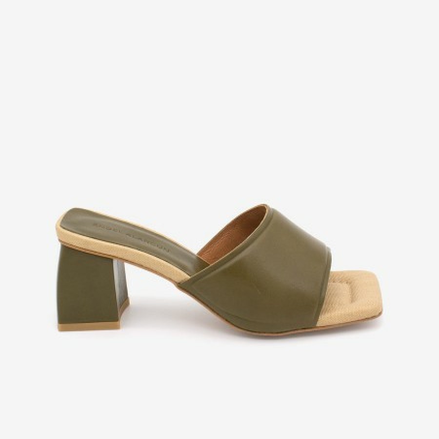 ANGEL ALARCON Rady- Leather Sandal With Crossed Straps | Spring - Summer - Ss