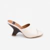 ANGEL ALARCON Kady - Raffia Mule With A Design Heel | Spring - Summer - Ss