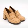 ANGEL ALARCON Abdul - Block Heeled Moccasin Pump With Rounded Shapes | Moccasins