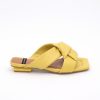 ANGEL ALARCON Amos - Padded Leather Flat Sandals | Last Units