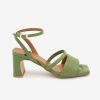 ANGEL ALARCON Jelis - Ankle Strap Leather Padded Sandals | Spring - Summer - Ss