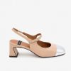 ANGEL ALARCON Dapun - Leather Heeled Mary Jane With Metallic Toe | Spring - Summer - Ss