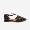 ANGEL ALARCON Namia - Leather Flat T-Strap D'Orsay | Spring - Summer - Ss