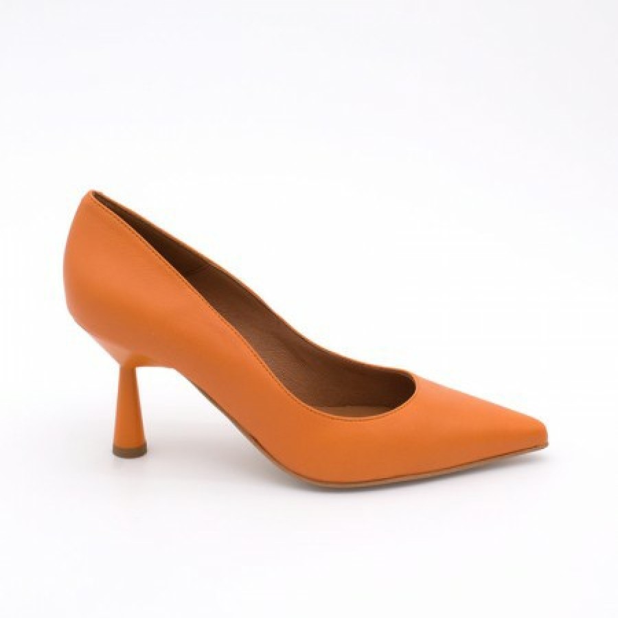 ANGEL ALARCON Vega - Lether Stiletto With A Round Conical Heel Design | Spring - Summer - Ss