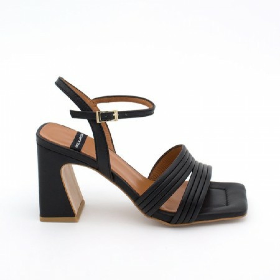 ANGEL ALARCON Robyn - Leather Strap Sandals With High Heels | Spring - Summer - Ss