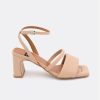ANGEL ALARCON Jelis - Ankle Strap Leather Padded Sandals | Spring - Summer - Ss