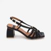 ANGEL ALARCON Rasira - Braided Vegan Leather Ankle Strap Sandal With Block Heel | Spring - Summer - Ss