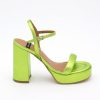 ANGEL ALARCON Mandy - Leather Sandals With Platform & High Heels | Spring - Summer - Ss