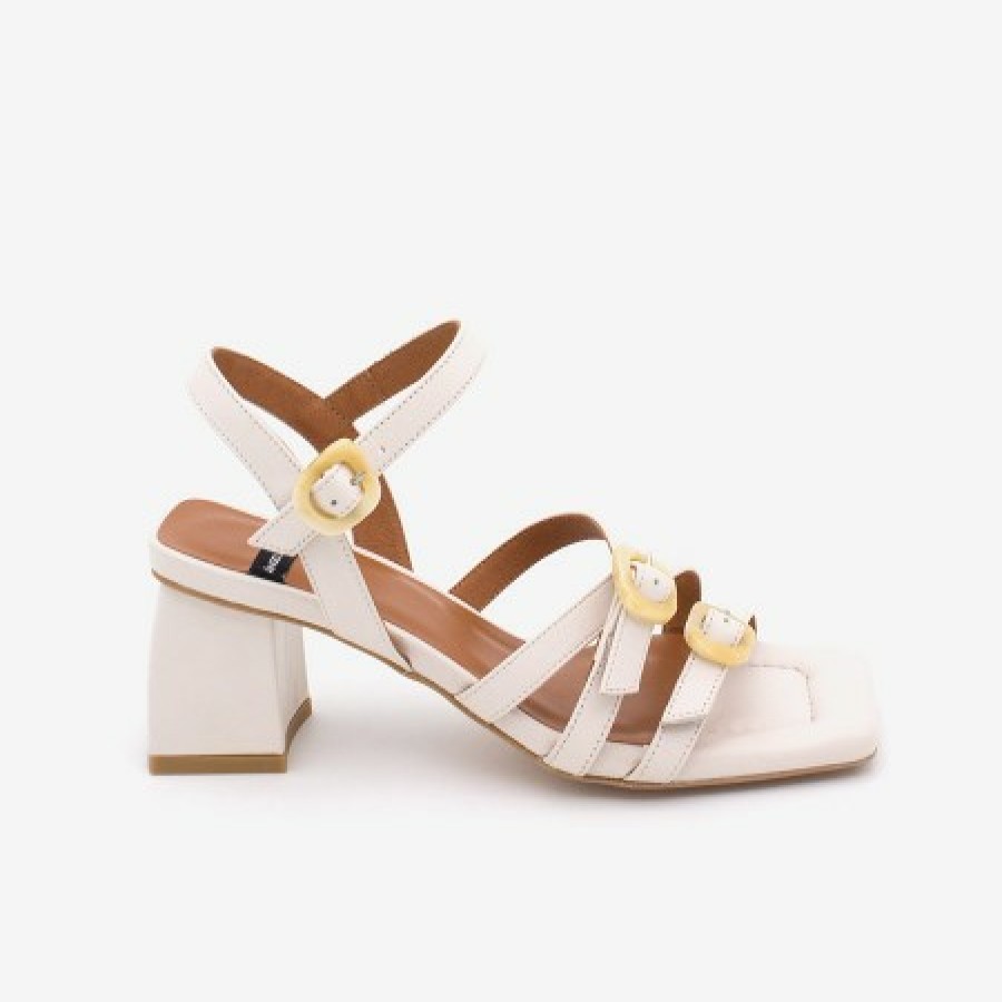 ANGEL ALARCON Ralia - Leather Slingback Sandals With Carey Trim | Spring - Summer - Ss