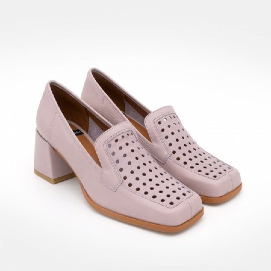 ANGEL ALARCON Tatum - Leather Heeled Summer Loafer | Spring - Summer - Ss