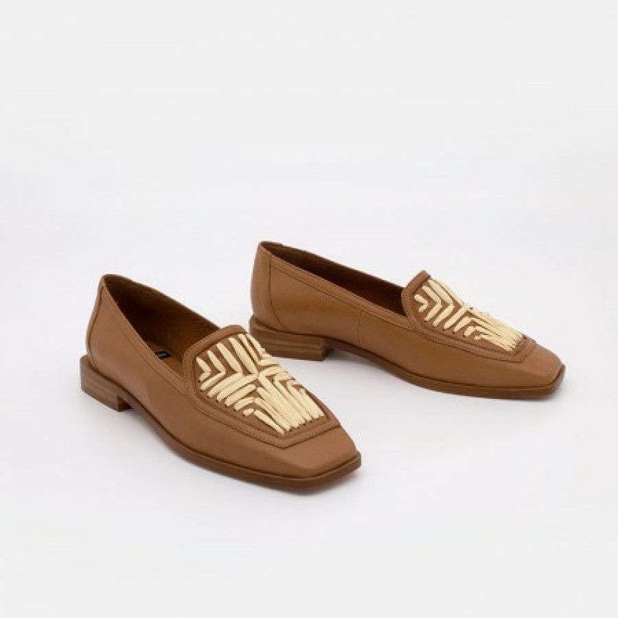 ANGEL ALARCON Hedren - Leather Loafer Women'S Shoes | Spring - Summer - Ss