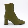 ANGEL ALARCON Pacuare - Ankle Boots With Laces And Zipper, Wide Heels | Autumn - Winter - Aw
