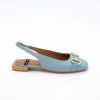 ANGEL ALARCON Michelle - Slingback Flat Shoe With Metallic Ornament | Spring - Summer - Ss