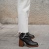 ANGEL ALARCON Managua - Elastic Sock-Type Boots With High Geometric Heels | Autumn - Winter - Aw