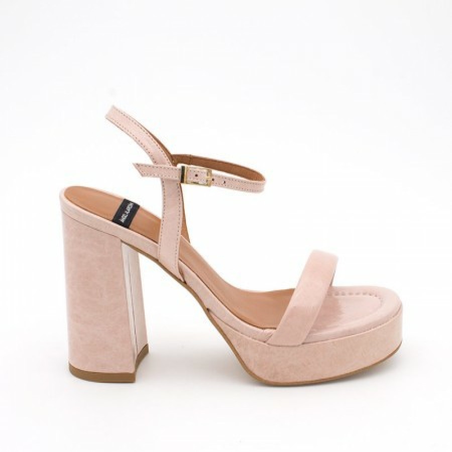 ANGEL ALARCON Mandy - Leather Foamed Sandals With Platform & High Heels | Spring - Summer - Ss