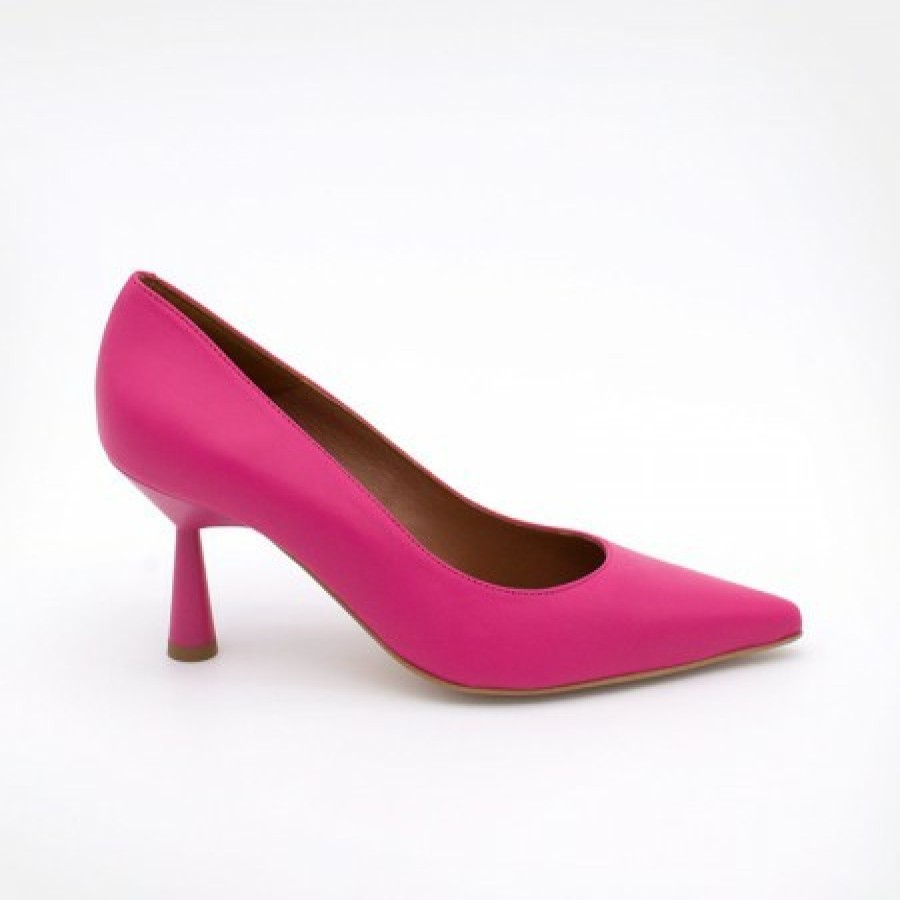 ANGEL ALARCON Vega - Lether Stiletto With A Round Conical Heel Design | Spring - Summer - Ss