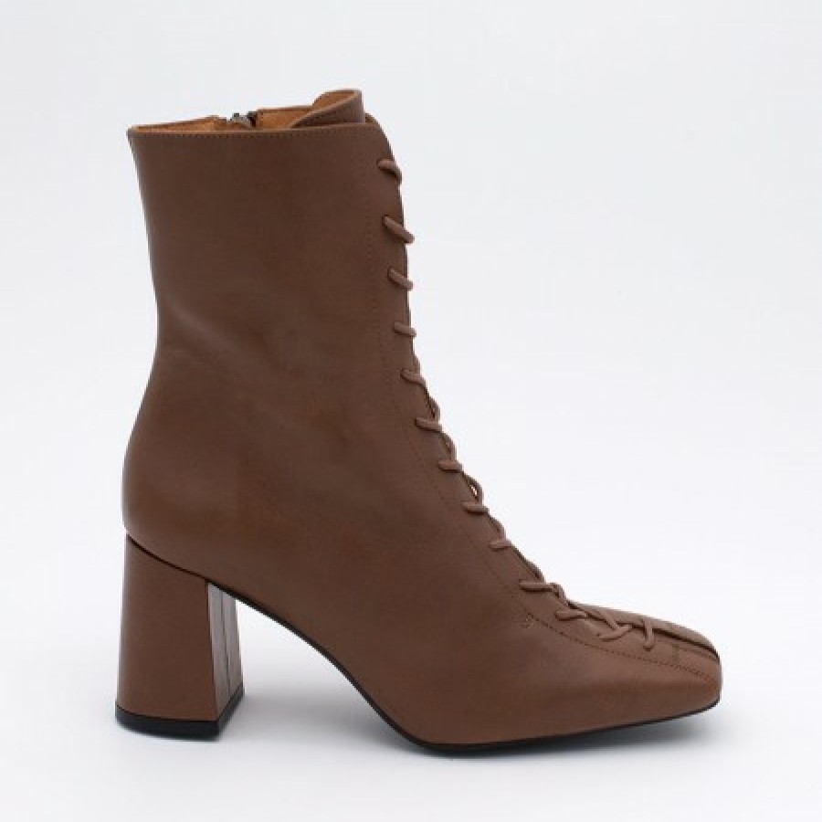 ANGEL ALARCON Pacuare - Ankle Boots With Laces And Zipper, Wide Heels | Autumn - Winter - Aw